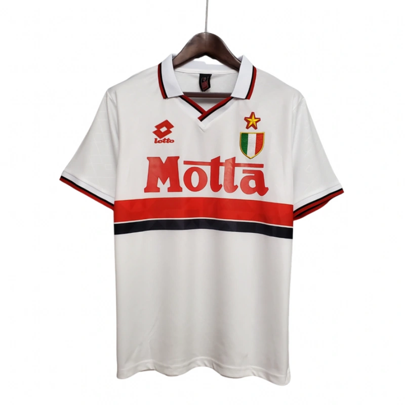 Maglia da Calcio AC Milan Trasferta 1993‑1994 Vintage – Bianca